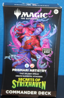 MTG MAGIC THE GATHERING SECRETS OF STRIXHAVEN PRISMARI ARTISTRY COMMANDER DECK!! - Image 2