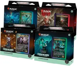 lot 4 MTG Duskmourn Commander Deck Endless Punishment Jump Scare Miracle Worker+ - Image 1