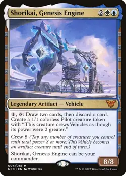 MTG Shorikai, Genesis Engine ** Neon Dynasty Commander ** English - Image 1