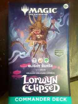 MTG Lorwyn Eclipsed Blight Curse Commander Deck Magic The Gathering Factory Seal - Image 1