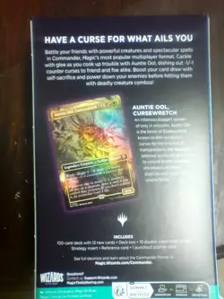 MTG Lorwyn Eclipsed Blight Curse Commander Deck Magic The Gathering Factory Seal - Image 2
