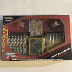 Pokemon TCG Crown Zenith Premium Figure Collection Shiny Zamazenta Sealed 820650851636 - Image 1