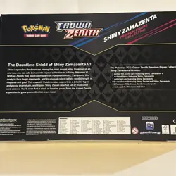 Pokemon TCG Crown Zenith Premium Figure Collection Shiny Zamazenta Sealed 820650851636 - Image 2