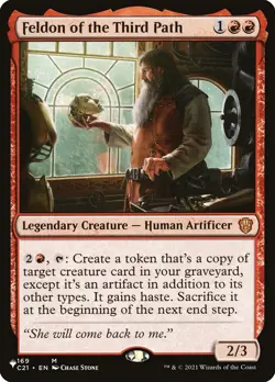 MTG Feldon of the Third Path ** The List ** English - Image 1