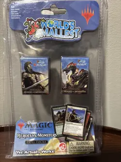 Magic the Gathering - Heroes vs Monsters Worlds Smallest Duel Decks (NIB) - Image 1