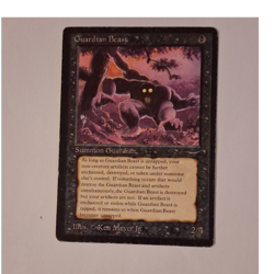 Wizards Guardian Beast Arabian Nights Rare Creature Black Regular ENG - Image 1