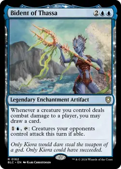 Bident of Thassa [Bloomburrow Commander] Magic MTG - Image 1