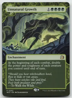 Unnatural Growth Wilds of Eldraine: Enchanting Tales Regular - Image 1