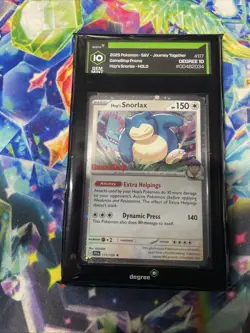 Pokemon Journey Together Hop's Snorlax #117/159 Holo Promo GameStop Gem Mint 10 - Image 1