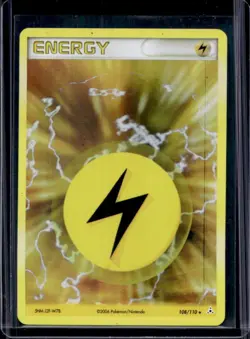 2006 Pokemon EX Holon Phantoms Lightning Energy Holo #108/110 - Image 1