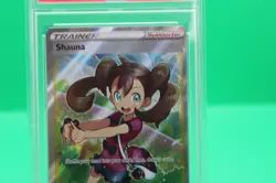 2021 POKEMON SWORD & SHIELD FUSION STRIKE #263 FULL ART/SHAUNA PSA 9 - Image 4