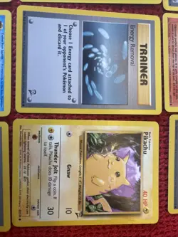 ❗Lot 9⃣: Pokemon Base Set 2 Lot - 9x Common Rare Cards Lot OLD Vintage! - Image 4