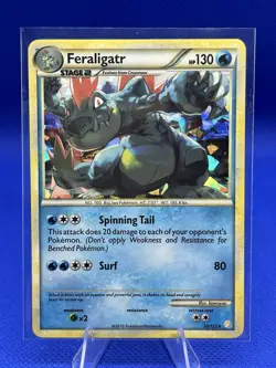 Feraligatr - 20/123 (Cracked Ice Holo) 020/123 Deck Exclusives - MP Pokemon Card - Image 1
