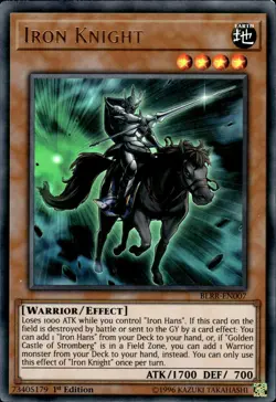Iron Knight - Ultra Rare 1st Edition BLRR-EN007 - NM - YuGiOh - Image 1