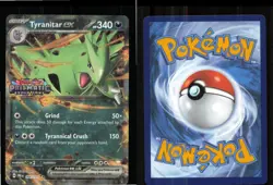 Tyranitar ex Prismatic Evolutions Stamp 064/131 Holo Cards & Products Pokemon NM - Image 3