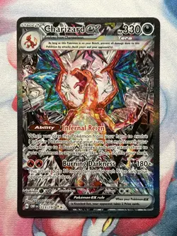 Charizard ex 223/197 SIR Holo 2023 Sv03 Obsidian Flames English Pokemon Card NM - Image 1