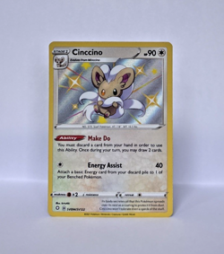 2021 Pokemon SWSH Shining Fates Cinccino Shiny Vault #SV094/SV122 - Image 1