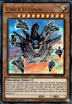 Cyber Eltanin - Ultra Rare 1st Edition BLRR-EN018 - NM - YuGiOh - Image 1