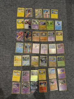40 CARD LOT - Pokemon Cards - ALL HOLO, RARE, PIKACHU, CHARIZARD VMAX, AND MORE! - Image 1
