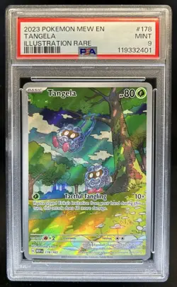 2023 Pokemon SV 151 Tangela Illustration Rare #178/165 PSA 9 - Image 1