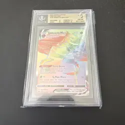 2020 Pokemon Sword Shield Vivid Voltage #186 ORBEETLE VMAX SCR BGS 10 PRISTINE - Image 1