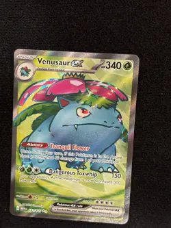Pokemon Venusaur ex Full Art Holo Ultra Rare Sv: Scarlet & Violet 151 182/165 - Image 2