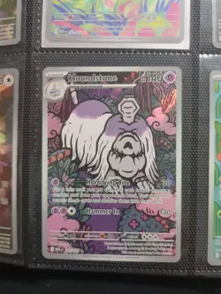 Houndstone 145/132 Illustration Rare ME01: Mega Evolution Pokemon TCG NM - Image 1