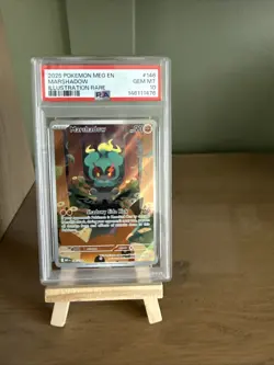Pokemon 2025 Marshadow 146/132 Illustration Rare Mega Evolution GEM MINT PSA 10 - Image 1