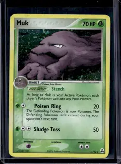 2006 Pokemon EX Legend Maker Muk Holo #11/92 - Image 1