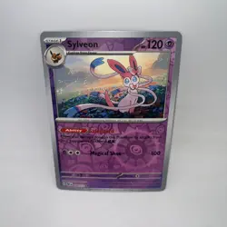Sylveon 040/131 Rare Prismatic Evolutions Pokemon Reverse Holo Near Mint - Image 1