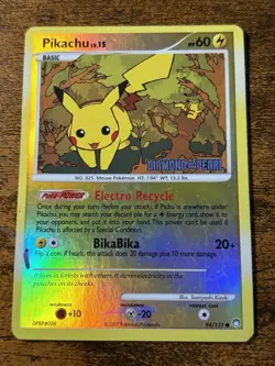 Pikachu 94/123 Mysterious Treasures Reverse Holo Rare Vintage Pokemon TCG - Image 1