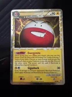 Nintendo Pokemon TCG Electrode Holo Rare 93/102 Triumphant 2010 - Image 1