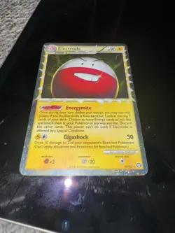 Nintendo Pokemon TCG Electrode Holo Rare 93/102 Triumphant 2010 - Image 3