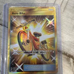 Pokemon Acro Bike 178/168 Ancient Origins Secret Rare Full Art Holo English 2015 - Image 1