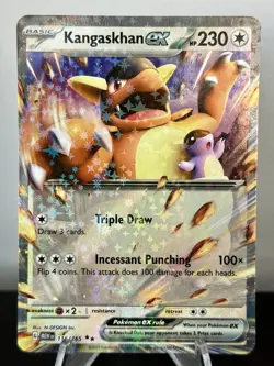 Kangaskhan EX 115/165 Ultra Rare Pokemon 151 Pokemon TCG Near Mint - Image 1