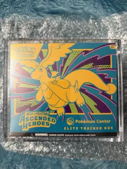 Ascended Heroes Pokemon Center ETB + Magnetic Acrylic Case! Mint! 🔥🔥 - Image 1