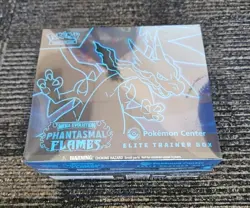 Pokemon ETB Phantasm Flames Pokemon Center Factory Sealed Brand New W/Case - Image 1
