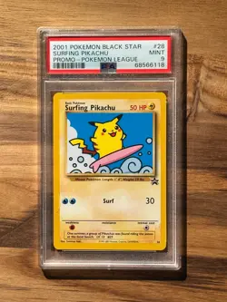 Pokemon Black Star Surfing Pikachu Pokemon League Promo PSA 9 PSA # 68566118 - Image 2