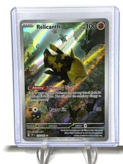 Pokemon Temporal Forces Relicanth 173/162 Illustration Rare Holo NM - Image 1