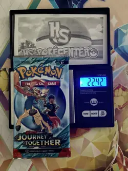 Heavy! Over 22.42 Gram Pokemon Journey Together Booster Pack Sealed - Image 1