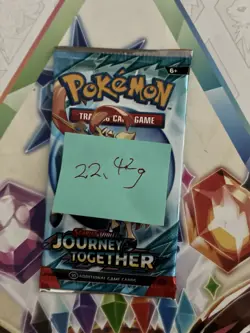 Heavy! Over 22.42 Gram Pokemon Journey Together Booster Pack Sealed - Image 2