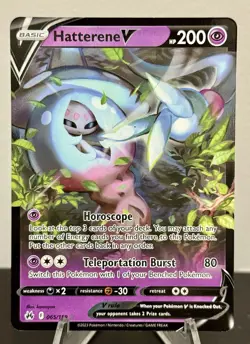 Hatterene V (065/159) Ultra Rare | Pokemon TCG SWSH Crown Zenith | Near Mint - Image 1