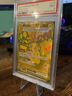 Pokemon Pikachu ex Sv: Prismatic Evolutions Hyper Rare Holo EN 179 PSA 9 - Image 4