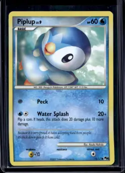 2007 Pokemon POP Series 6 Piplup #15/17 - Image 1