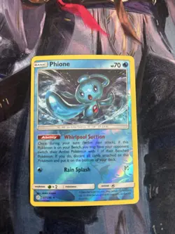 Phione 57/236 Sm-Cosmic Eclipse Reverse Holo - Pokemon - Water Type - NM - Cute - Image 1