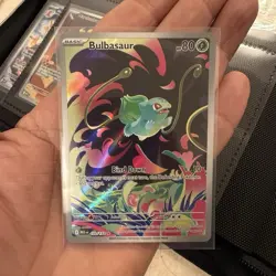 Pokemon Bulbasaur 166/165 SV 151 Rare Full Art Holo Mega Venusaur EX 155/132 - Image 1