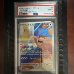 Pokemon Lickitung SV05: Temporal Forces Illustration Rare Holo 180/162 PSA 9 HP… - Image 1