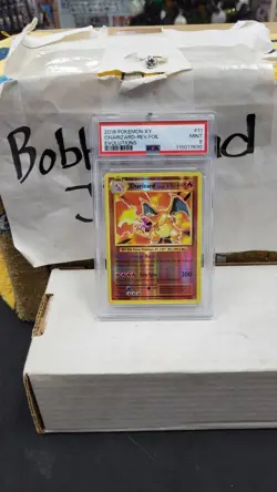 2016 CHARIZARD REVERSE FOIL HOLO XY EVOLUTIONS POKEMON TCG PSA 9 MINT #11/108 - Image 1