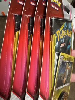 Pokemon TCG Team Up Sealed 2-Pack Mini Booster (Lot of 4) Promo w/ coin - Image 2