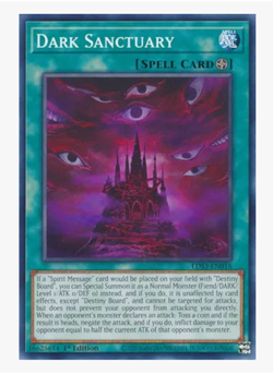 x3 Dark Sanctuary LDS3-EN016 Common YuGiOh - Image 1